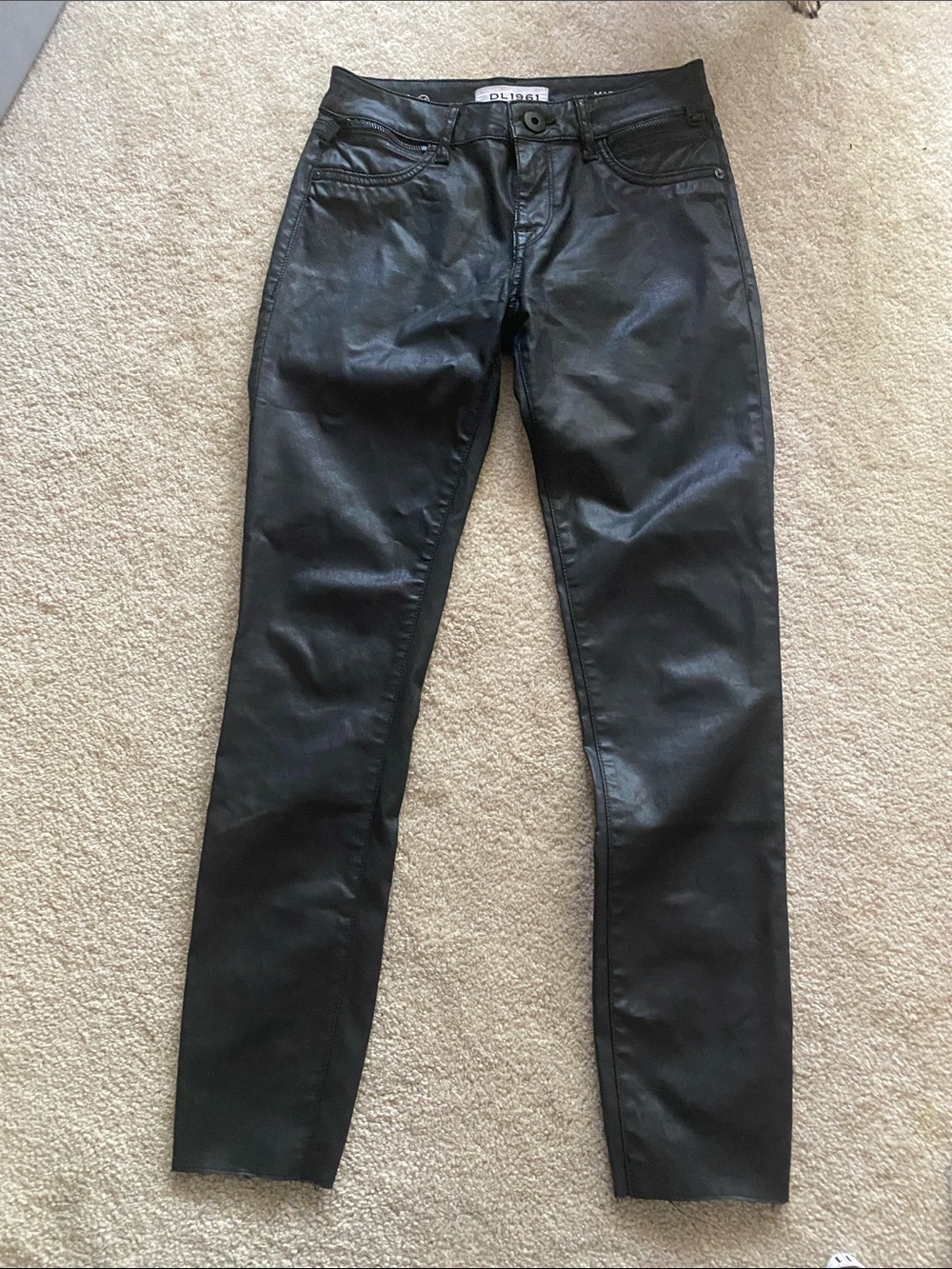 DL1961 Margaux instascupt ankle skinny brushed pants - Picture 1 of 14